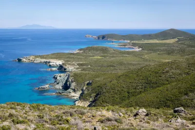 Vue au Sud après la seule ascension du circuit