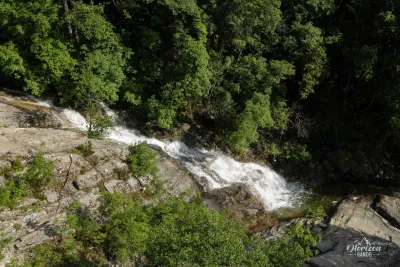 Cascade du voile de la mariée