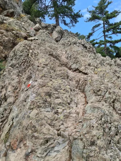 Quelques passages légèrement technique après Bocca u Saltu Quelques passages légèrement technique après Bocca u Saltu