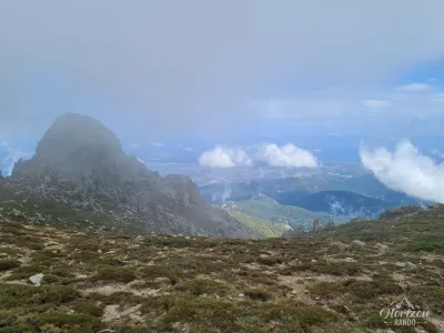 Vue presque dégagée à Bocca d'Oru Vue presque dégagée à Bocca d'Oru