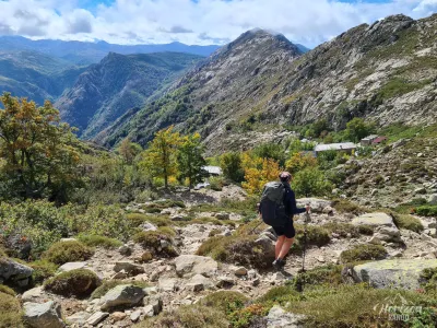 Arrivée au refuge d'Usciolu Arrivée au refuge d'Usciolu