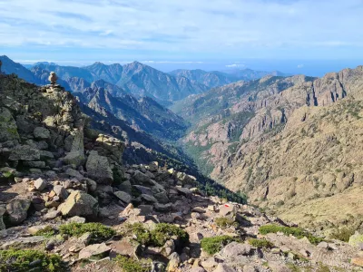 Vue depuis Bocca di Stagnu Vue depuis Bocca di Stagnu