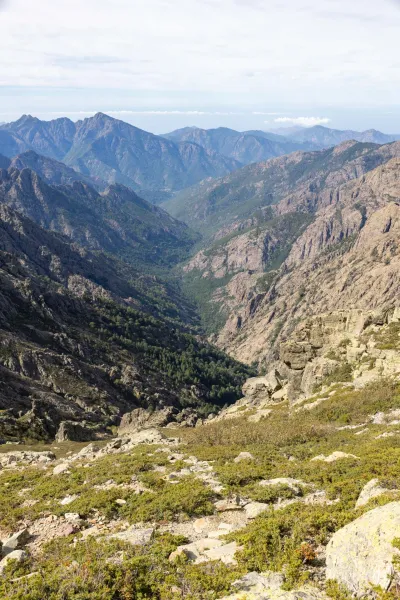 Vue depuis Bocca di Stagnu Vue depuis Bocca di Stagnu