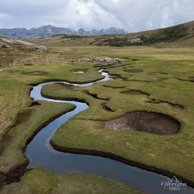 Pozzines du lac de Nino (vue drone) Pozzines du plateau du Camputile (vue drone)