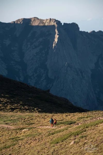 Départ pour cette sixième et plus longue étape du GR20 Départ pour cette sixième et plus longue étape du GR20