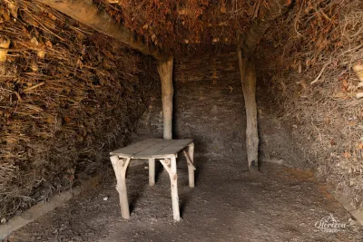 Reconstitution d'une ancienne cabane de berger