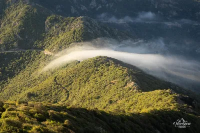Bocca di Palmarella, le départ de la randonnée Bocca di Palmarella, le départ de la randonnée