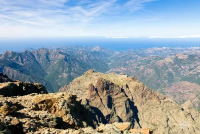 Capu Tafunatu et vallée du Fango Capu Tafunatu et vallée du Fango