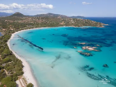 Plage de Santa Giulia (vue drone)