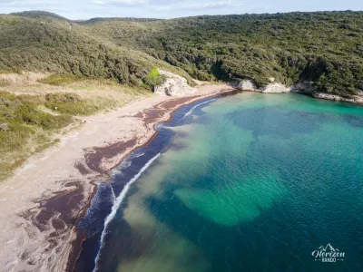 Plage de Paraguan (vue drone)