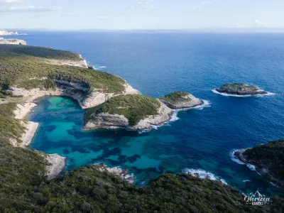 Ilôts de Fazzio (vue drone)