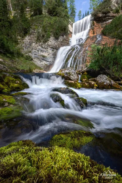 Cascade de Sbarco de Fanes, Dolomites
