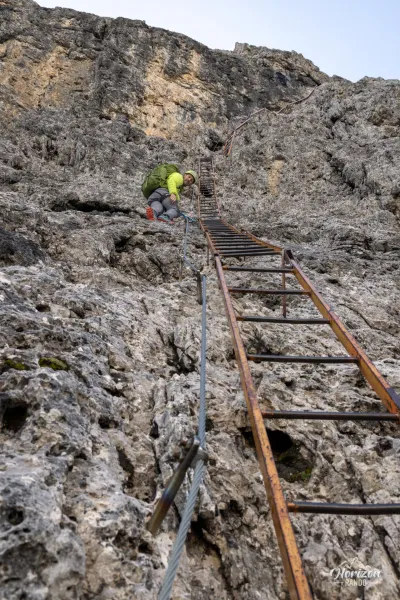 Via ferrata Merlone - du Lago d'Antorno à la Cima Cadin – photo 9
