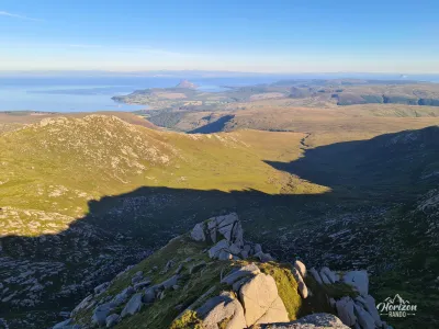 Vue au sud depuis Beinn Tarsuinn Vue au sud depuis Beinn Tarsuinn