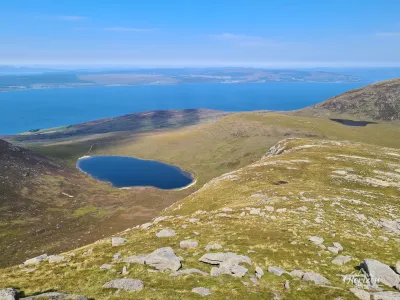 Lac de Coire Fhionn et Kilbrannan sound Lac de Coire Fhionn et Kilbrannan sound