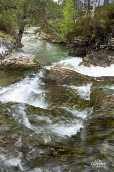 Cascades de la rivière Quoich
