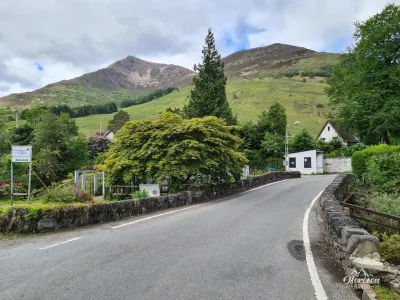 Départ depuis le village de Ballachulish Départ depuis le village de Ballachulish