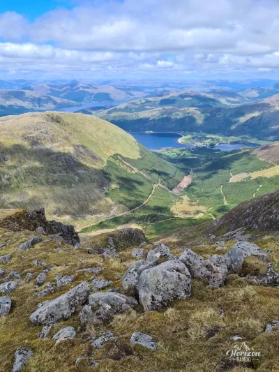 Vue depuis le sommet de Sgorr Dhonuil Vue depuis le sommet de Sgorr Dhonuil