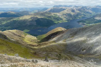 Magnifiques vues dégagées au sommet de Sgorr Dearg Magnifiques vues dégagées au sommet de Sgorr Dearg