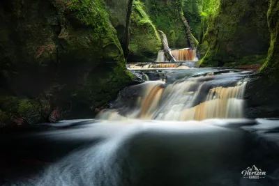 Cascades de Devil's pulpit Cascades de Devil's pulpit