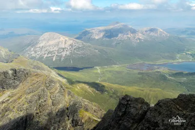 Beinn na Cro et les Red Hills Beinn na Cro et les Red Hills