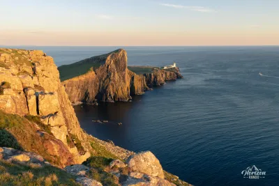 Neist point au coucher de soleil Neist point au coucher de soleil