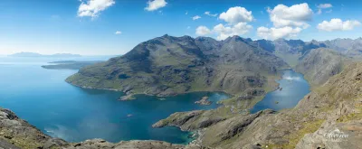 Panorama depuis le sommet de Sgùrr na Stri Panorama depuis le sommet de Sgùrr na Stri