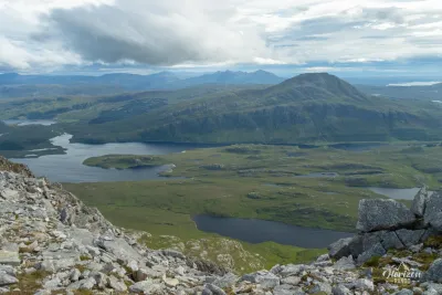 Loch Stack et Ben Stack Loch Stack et Ben Stack