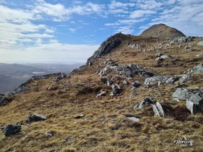 Sommet de Ben Stack en vue Sommet de Ben Stack en vue