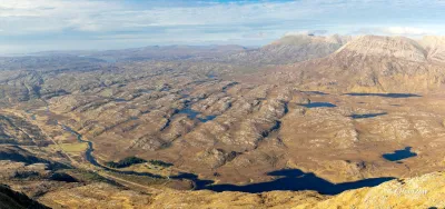 Panorama Est depuis le sommet de Ben Stack Panorama Est depuis le sommet de Ben Stack