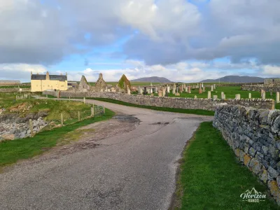 Cimetière de Balnakeil, au départ Cimetière de Balnakeil