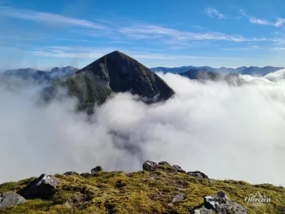 Sgùrr Mhòr, le plus haut sommet de Beinn Alligin Sgùrr Mhòr, le plus haut sommet de Beinn Alligin