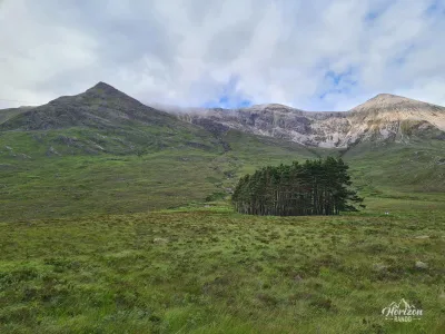 Beinn Eighe depuis la route Beinn Eighe depuis la route