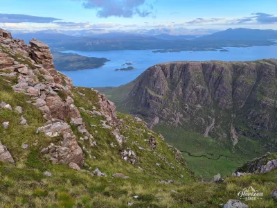 Meall Gorm et Loch Carron Meall Gorm et Loch Carron