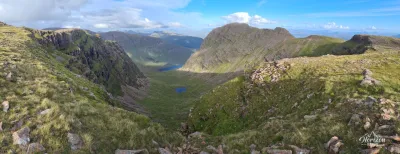 Panorama de Sgurr a'Chaorachain Panorama de Sgurr a'Chaorachain