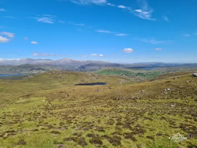 Paysage au départ de la randonnée Paysage au départ de la randonnée