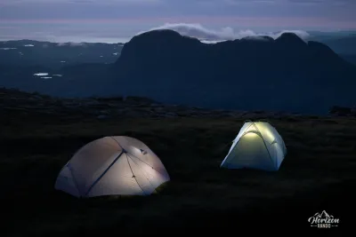 Bivouac au sommet de Cùl Mòr Bivouac au sommet de Cùl Mòr