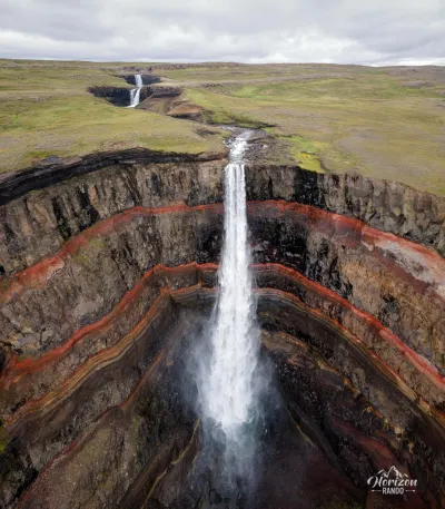 Hengifoss (vue drone) Hengifoss (vue drone)