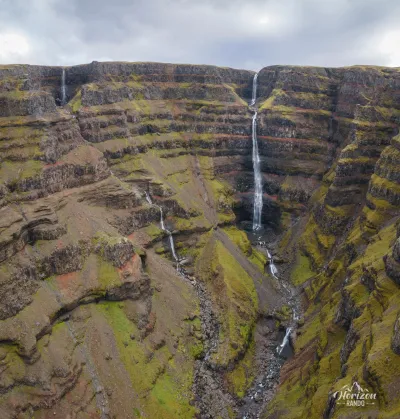 Strútsfoss (vue drone) Strútsfoss (vue drone)