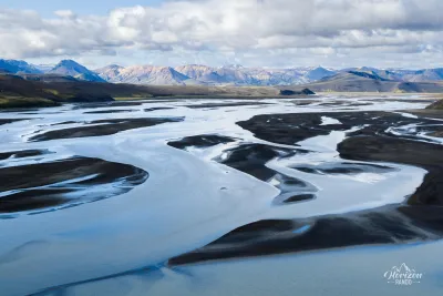 Rivière Tungnaá en direction de Landmannalaugar