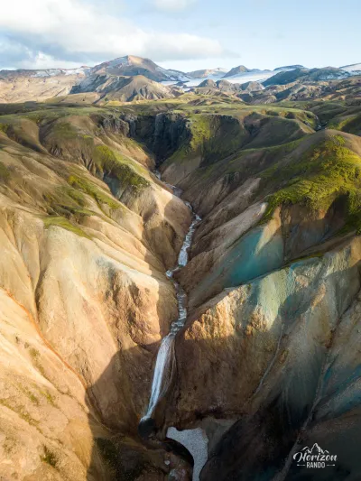 Landmannalaugar (vue drone) Landmannalaugar (vue drone)