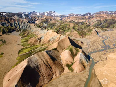 Vallée de Jökulgil (vue drone) Vallée de Jökulgil (vue drone)