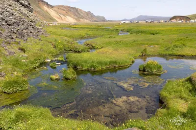 Source chaude de Landmannalaugar Source chaude de Landmannalaugar