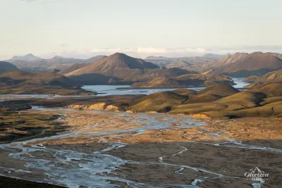 Landmannalaugar, rivère de Jokulgilskvisl Landmannalaugar, rivère de Jokulgilskvisl