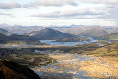 Landmannalaugar, rivère de Jokulgilskvisl Landmannalaugar, rivère de Jokulgilskvisl