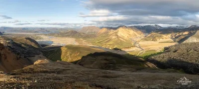 Panorama depuis Suðurnámur Panorama depuis Suðurnámur
