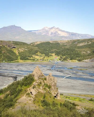 Vallée de Thórsmörk , camping de Langidalur