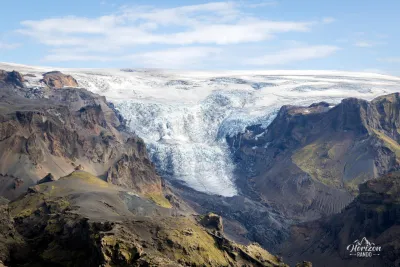 Langue glaciaire de Myrdalsjökull Langue glaciaire de Myrdalsjökull