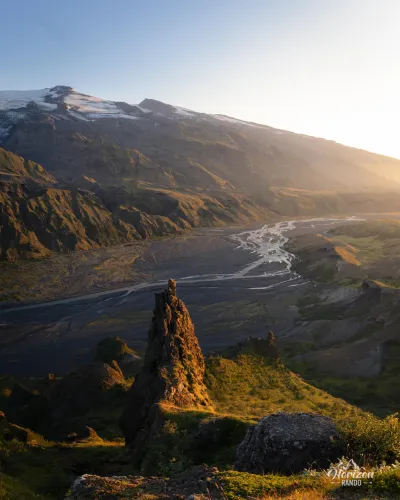 Eyjafallajökull depuis Valahnúkur Eyjafallajökull depuis Valahnúkur