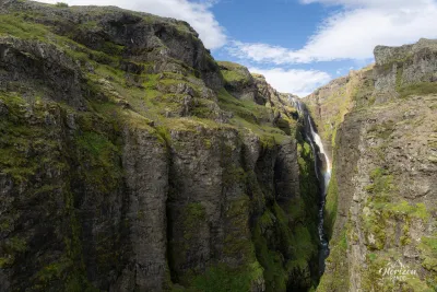 Glymur waterfall Glymur waterfall